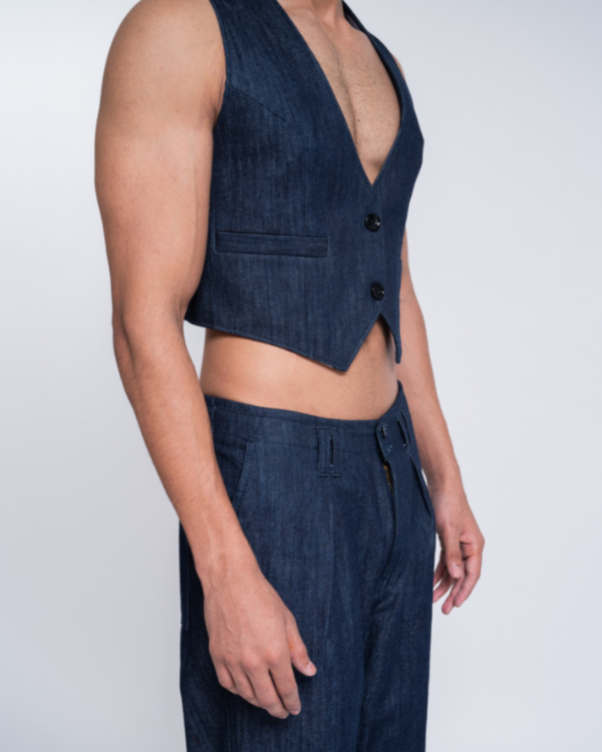 DENIM WAISTCOAT