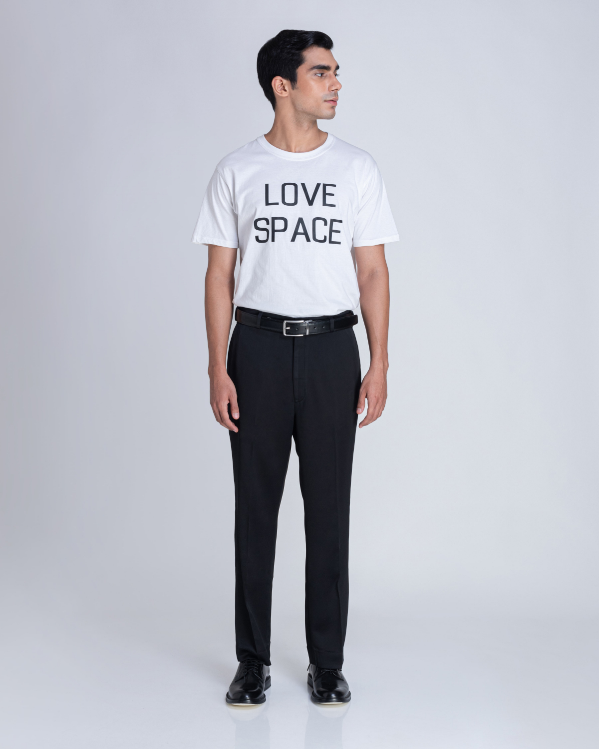 LOVE SPACE PRINT COTTON T-SHIRT