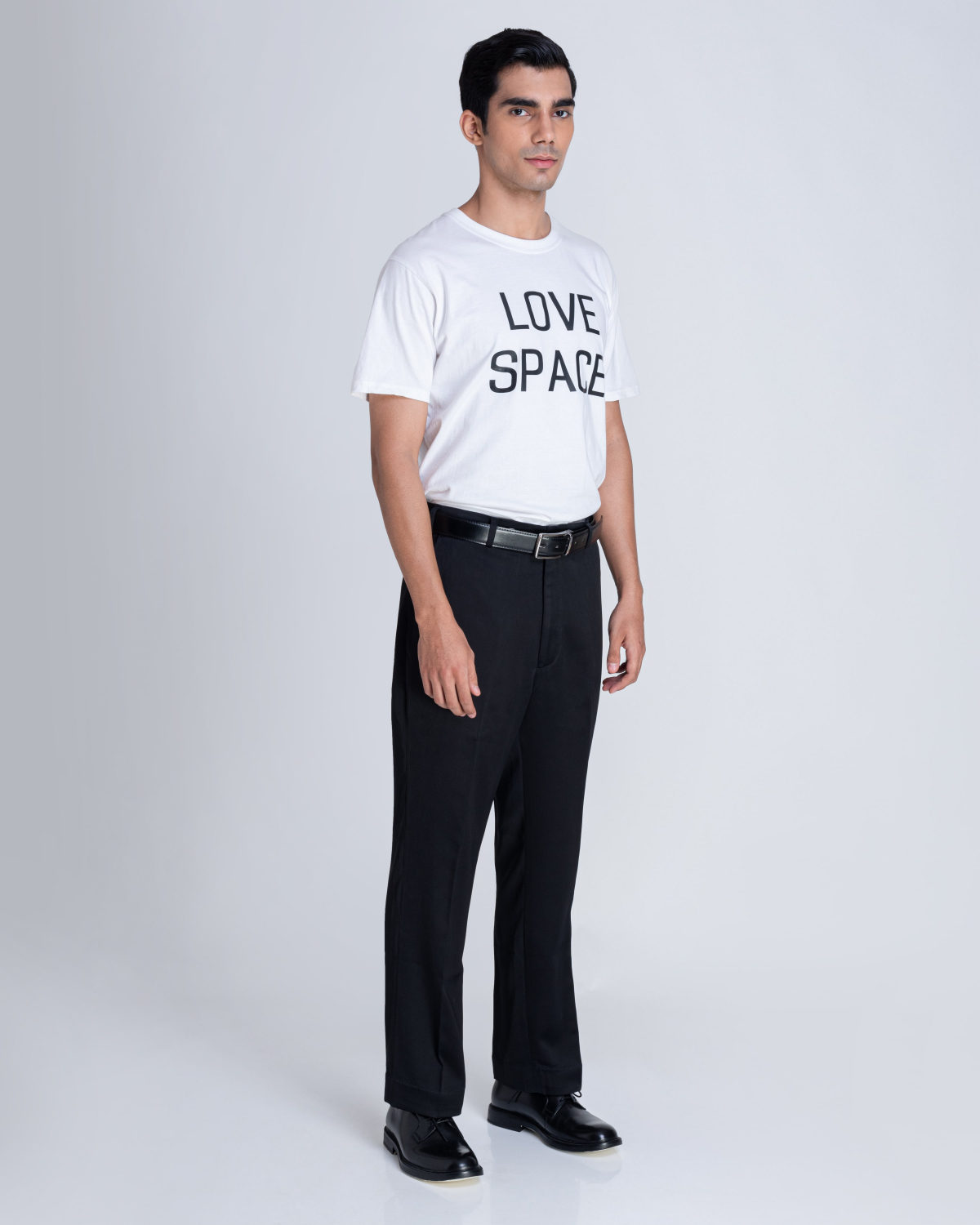 LOVE SPACE PRINT COTTON T-SHIRT